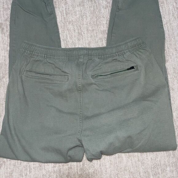 Onia All Terrain Ripstop Men's Green Joggers Medium M - Picture 5 of 9